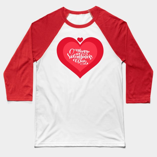 Happy Valentine`s Day. The most beautiful things in the world cannot be seen or even touched. They must be felt with the heart. Baseball T-Shirt by Your_wardrobe